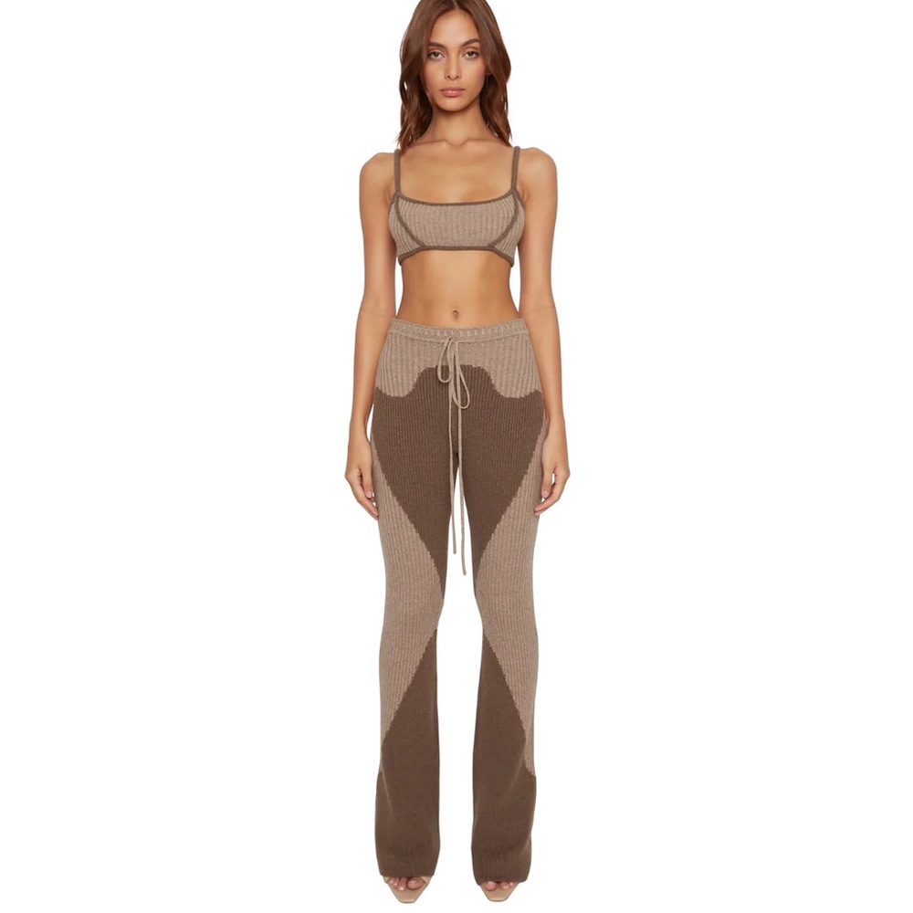 Danielle Guizio Zine rib knit pants